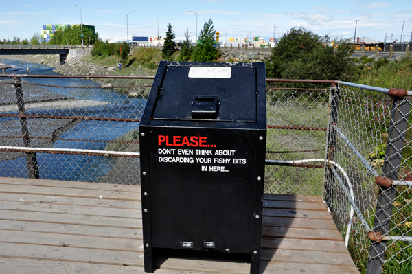 trash can not for fish